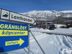 Infart Gränslöst köpcenter